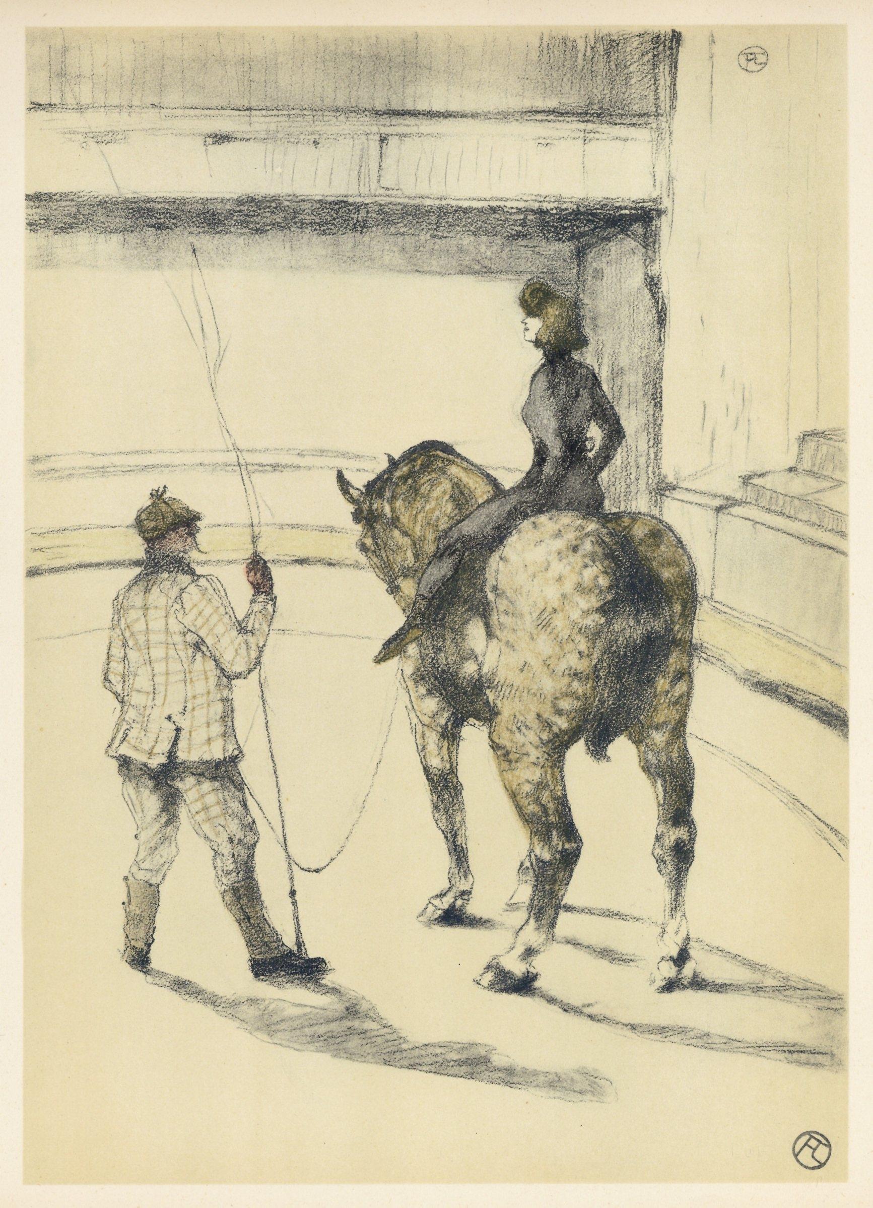 "Travail de repetition" lithograph - Print by (After) Henri Toulouse Lautrec
