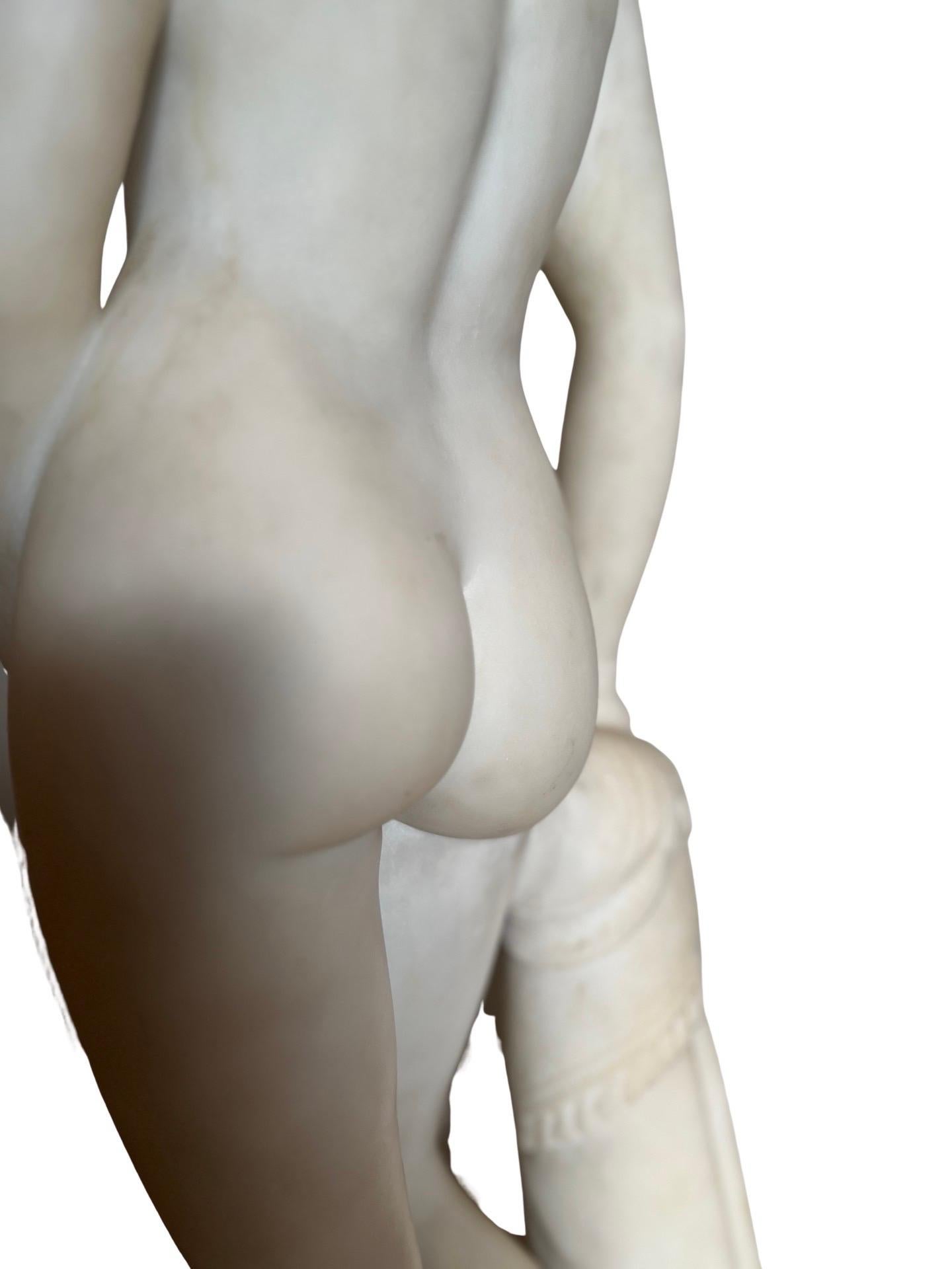 After Hiram Powers, Grand Tour Marble Sculpture of “the Greek Slave” For Sale 5