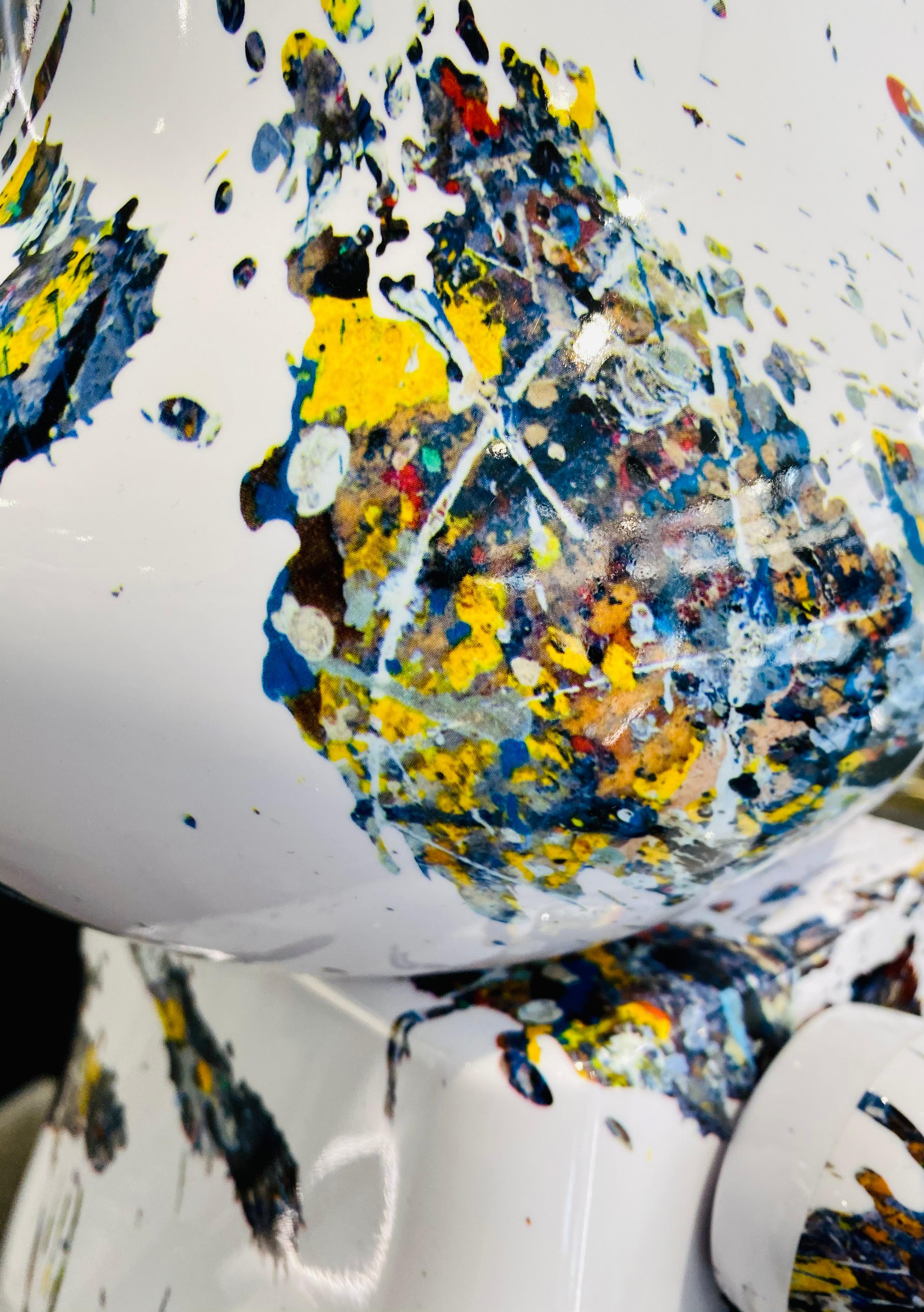 Jackson Pollock Bearbrick 1000% companion (Jackson Pollock BE@RBRICK) - Pop Art Print by (after) Jackson Pollock 