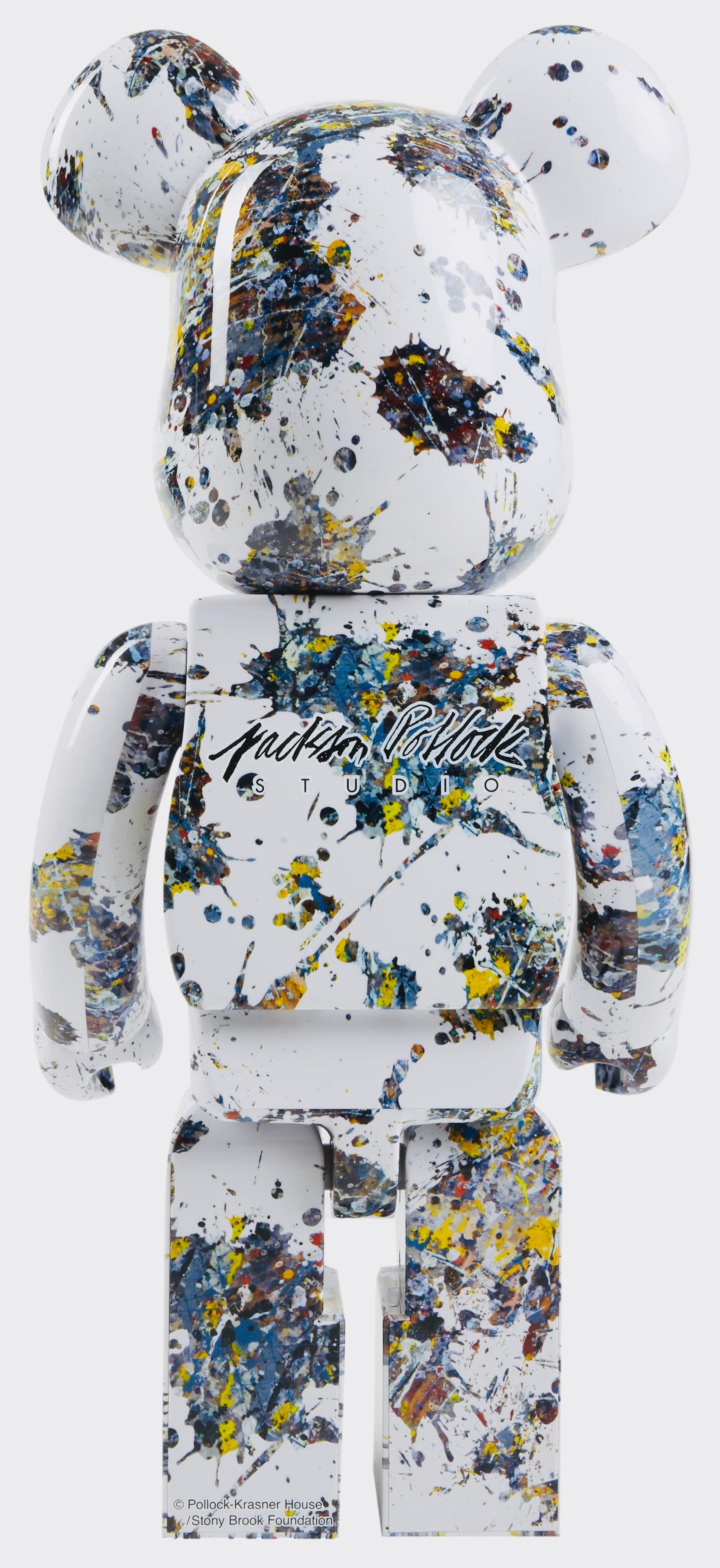 Jackson Pollock Bearbrick 400% Companion (Jackson Pollock BE@RBRICK) - Sculpture by (after) Jackson Pollock 