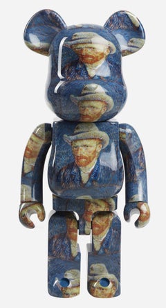 Jackson Pollock Van Gogh Bearbrick 1000% companion set of 2 (BE@RBRICK)