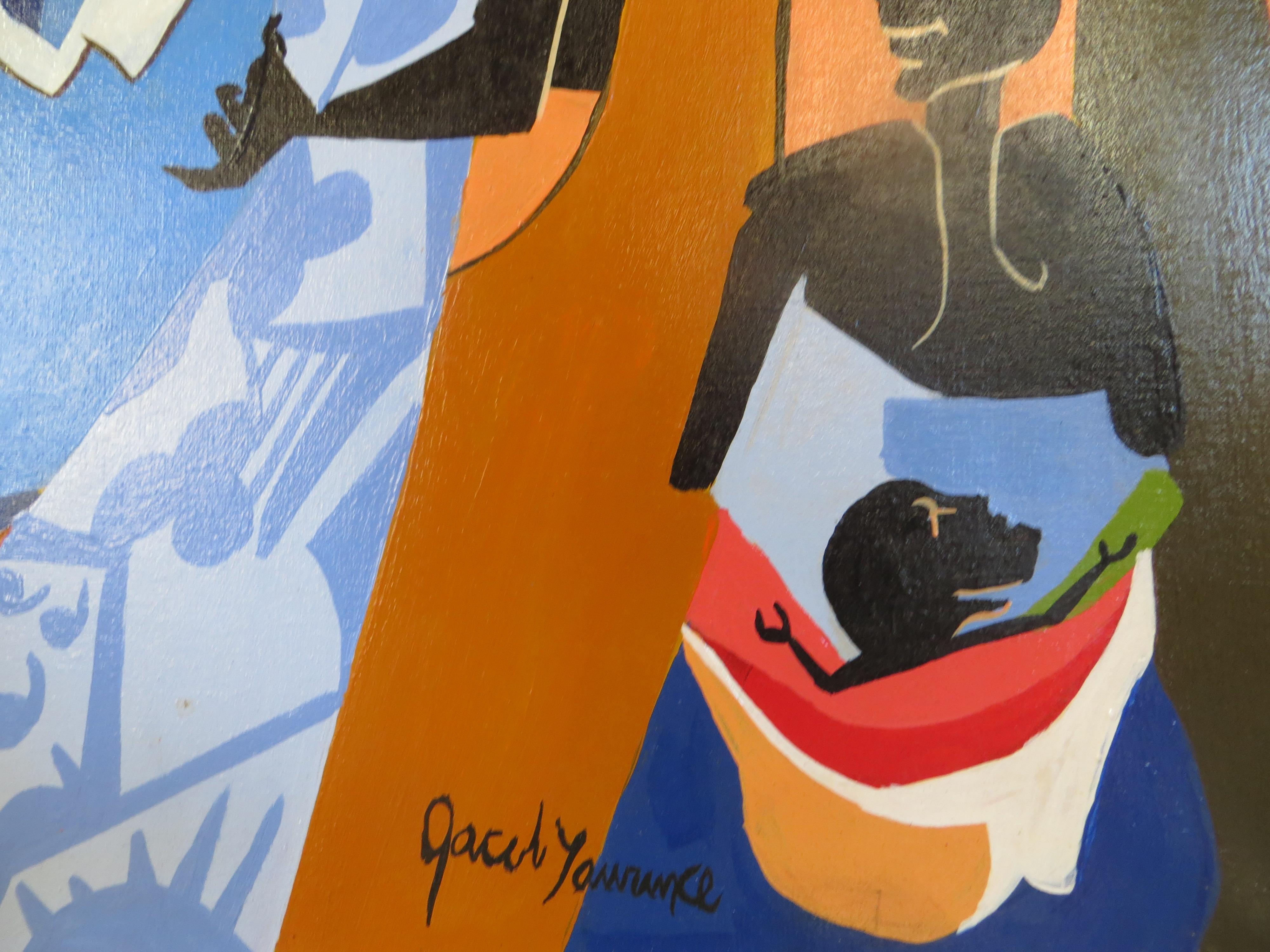 Scena del mercato After Jacob Lawrence in vendita 3