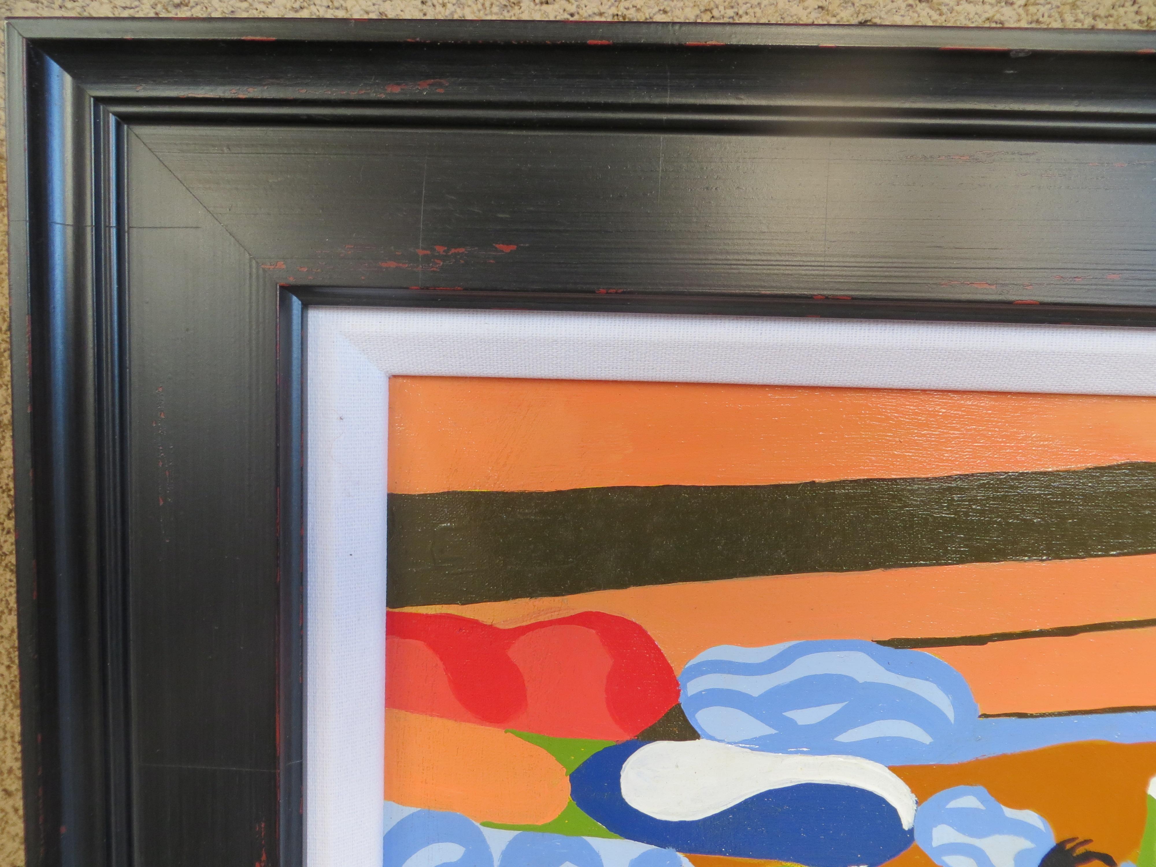Scena del mercato After Jacob Lawrence in vendita 5