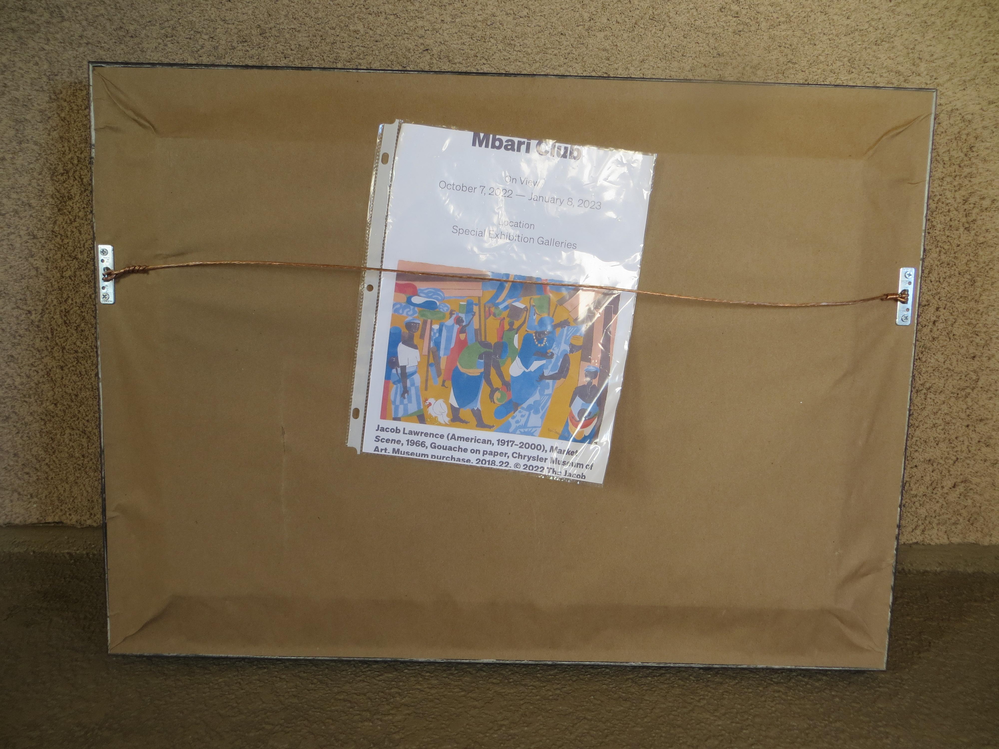 Scena del mercato After Jacob Lawrence in vendita 7