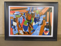 Market Scene After Jacob Lawrence