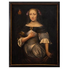 After Jacob van Loo "Portrait of Sophia..." Oil