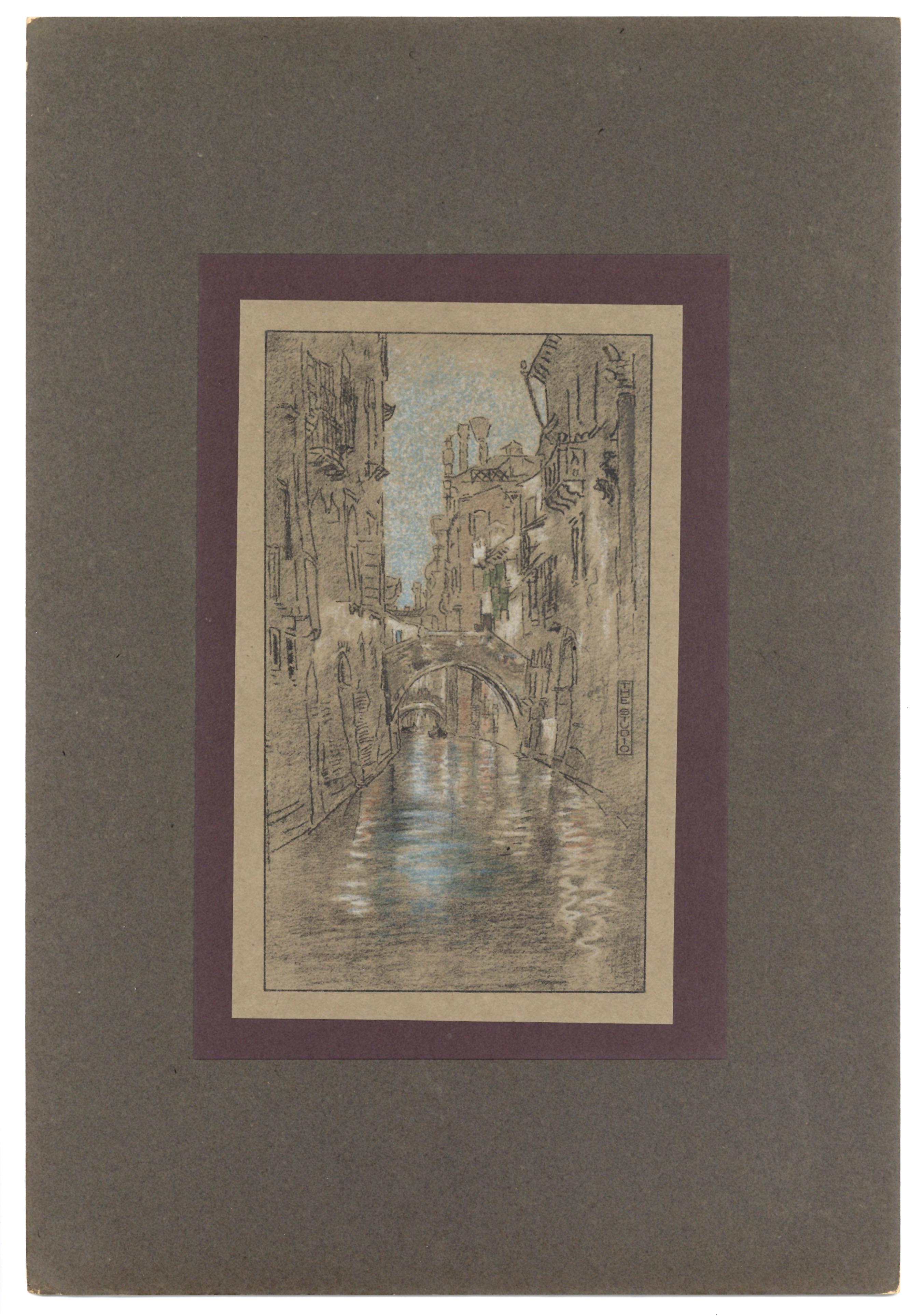 Medium: Lithographie (nach dem Pastell). Die Lithografie wurde von Whistlers Freund und Künstlerkollegen Thomas Way ausgeführt und 1905 in London von The Studio in einer seltenen Luxusmappe veröffentlicht. Die Lithographie ist auf glattem Velin