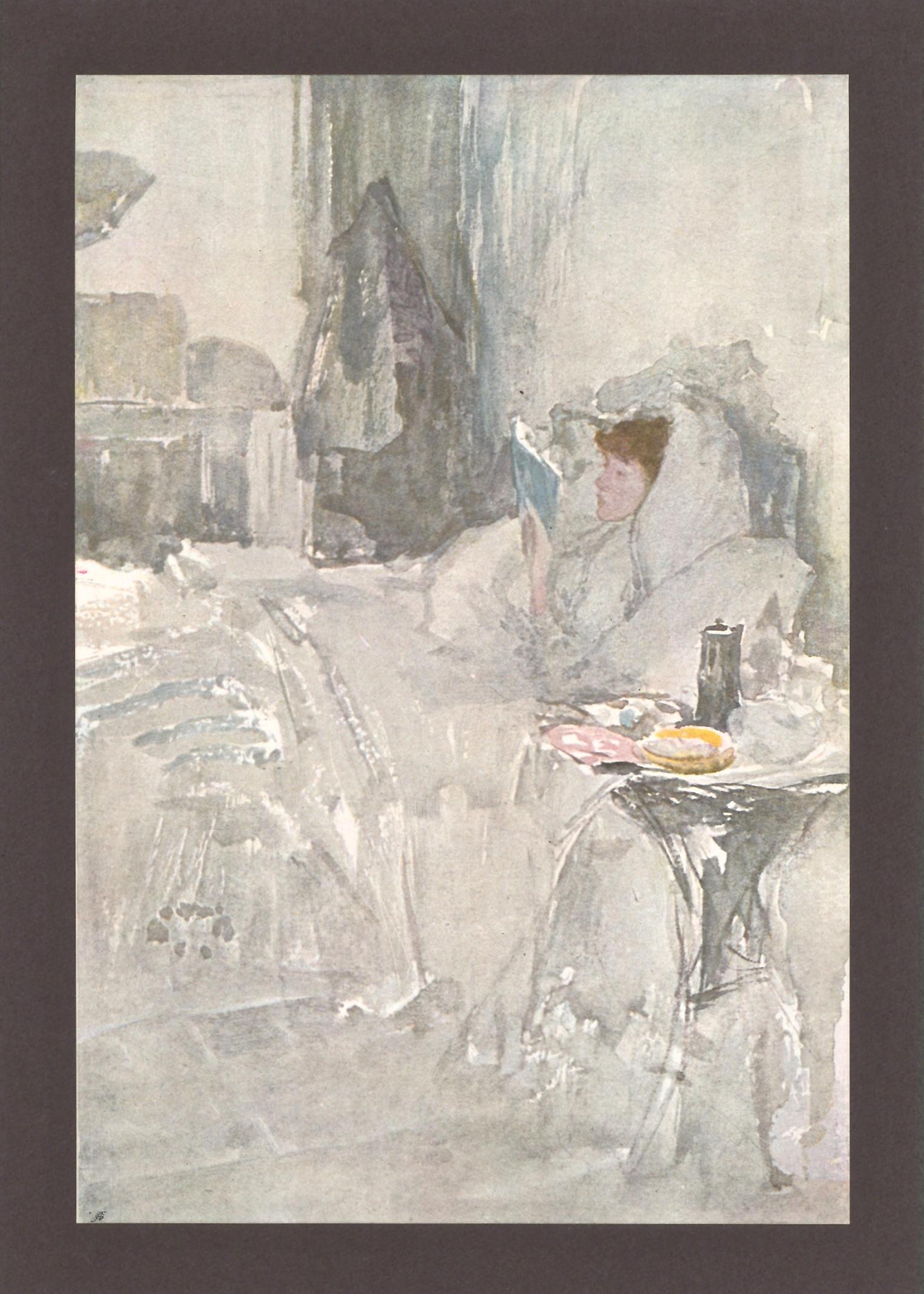 "El Convaleciente" impreso en 1905 - Print de (after) James Abbott McNeill Whistler