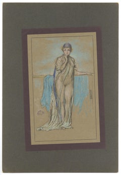 "The Purple Cap" lithograph 1905