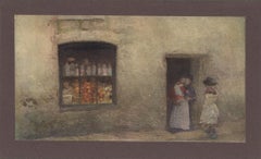 Antique "The Sweet Shop" printed in 1905