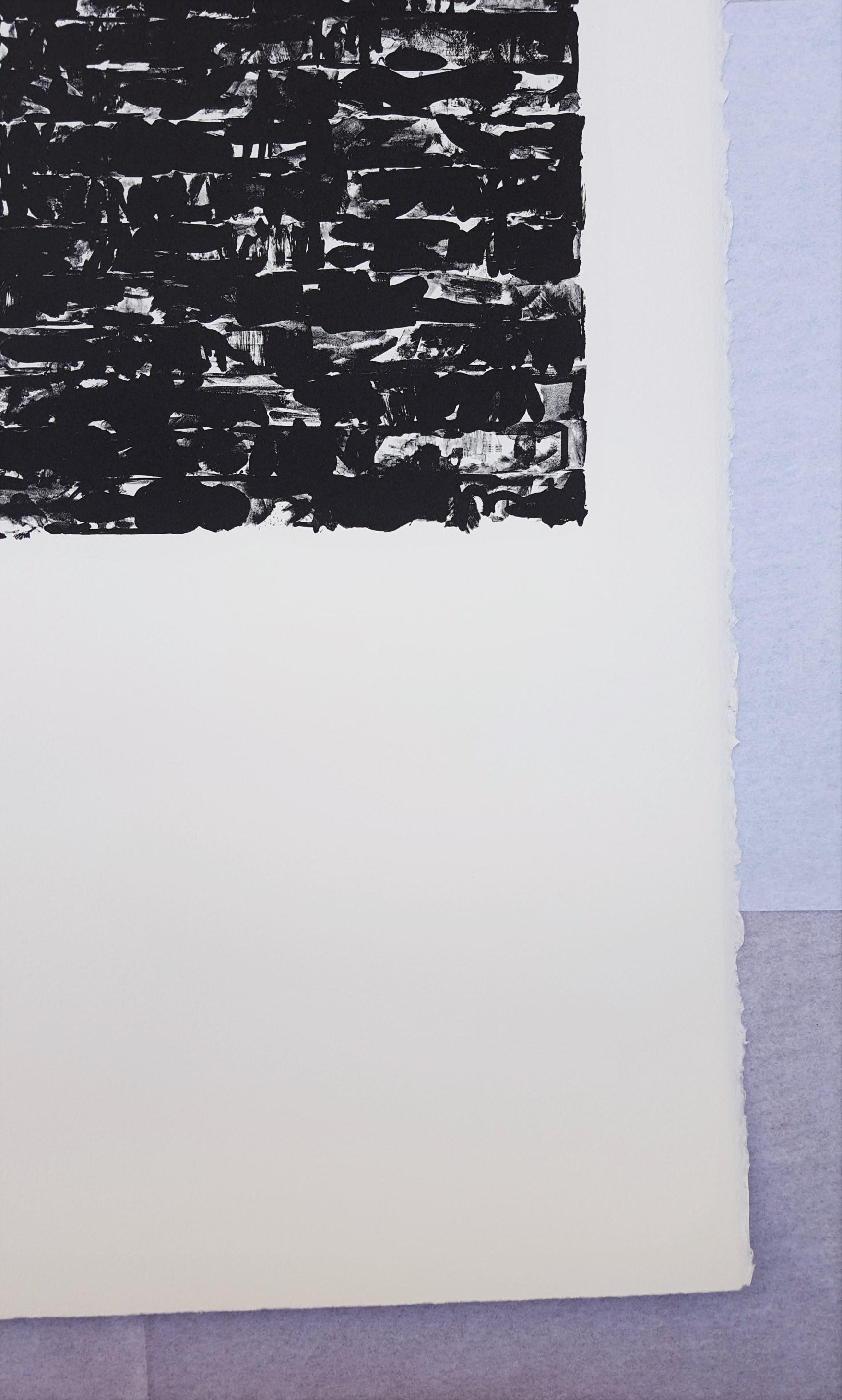 Flagge I /// Pop Art Jasper Johns Abstrakte Lithographie Schwarz Modern Amerikanisch ULAE im Angebot 2