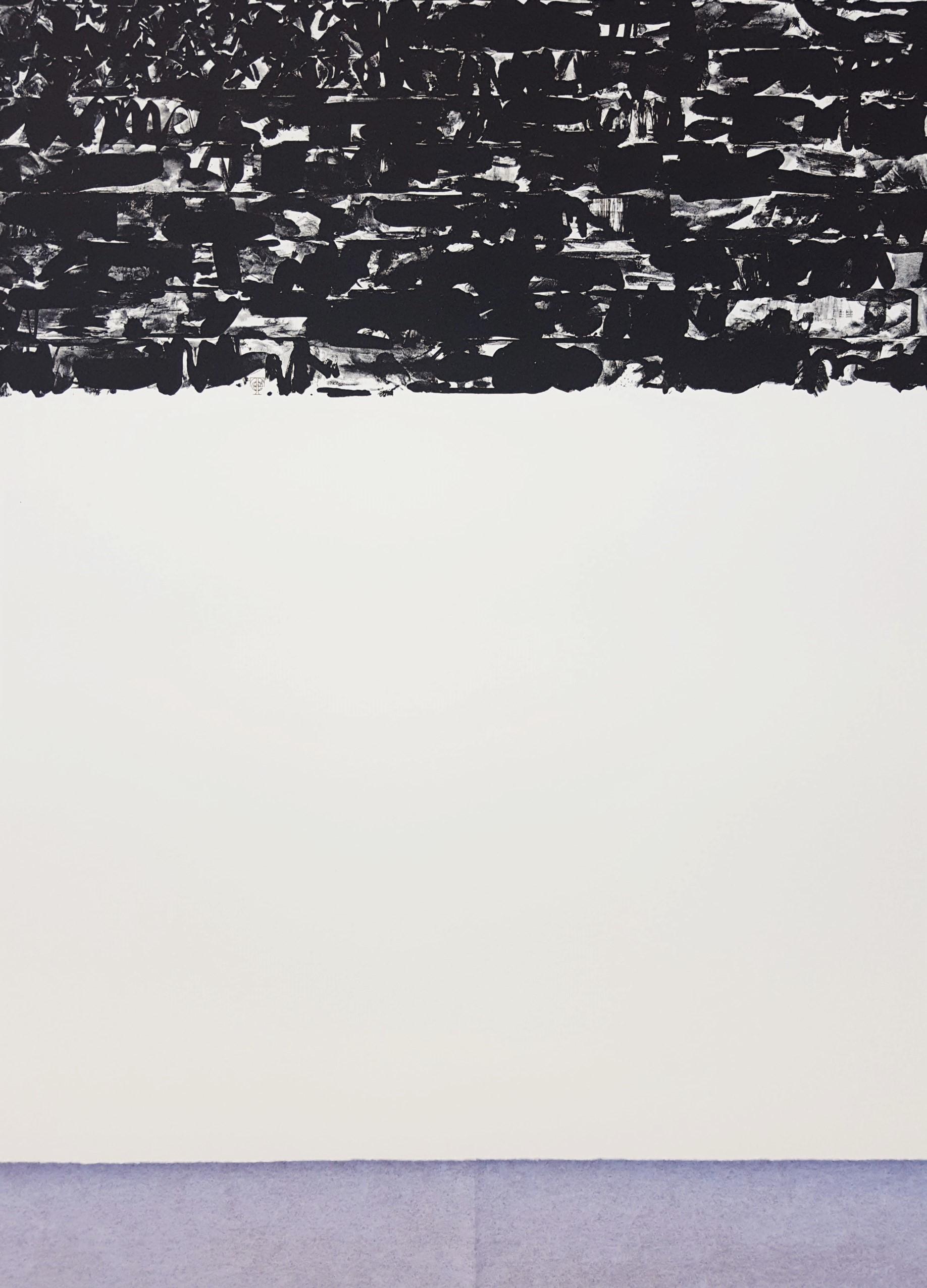 Flag I /// Pop Art Jasper Johns Abstract Lithograph Black Modern American ULAE For Sale 2