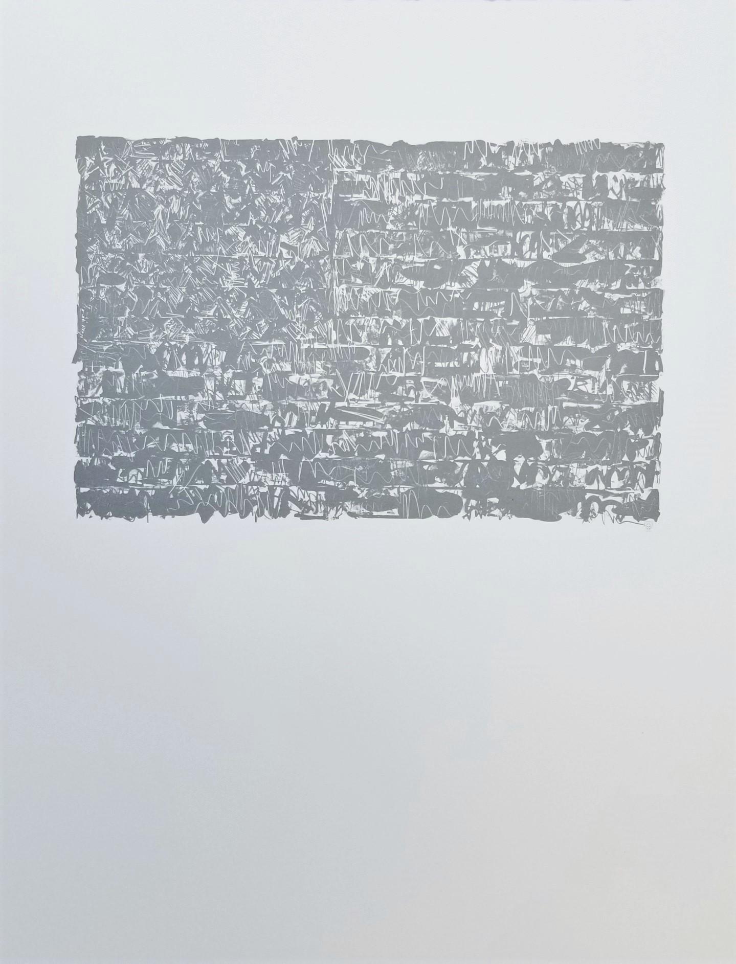 Flagge III /// Pop Art Jasper Johns Abstrakte Lithographie Amerika Minimalismus ULAE  im Angebot 1