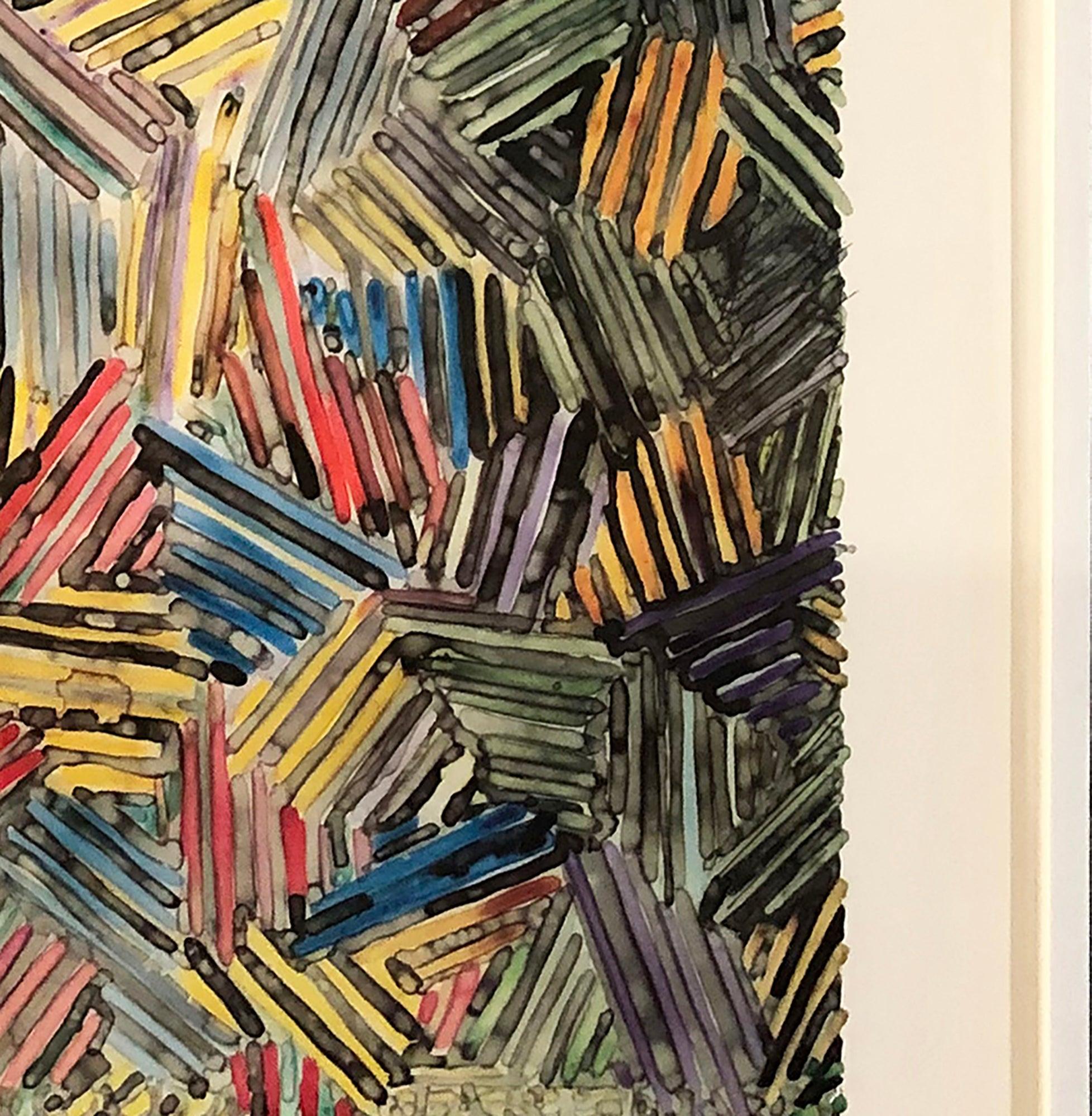 This is an original poster created for Jasper Johns’ exhibition at Leo Castelli Gallery, held from January 10 to February 7, 1981—a significant presentation by one of the most influential American artists of the 20th century. The piece is
