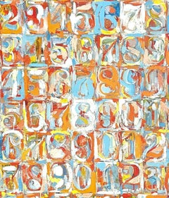 Numbers in Color, 1981, Jasper Johns