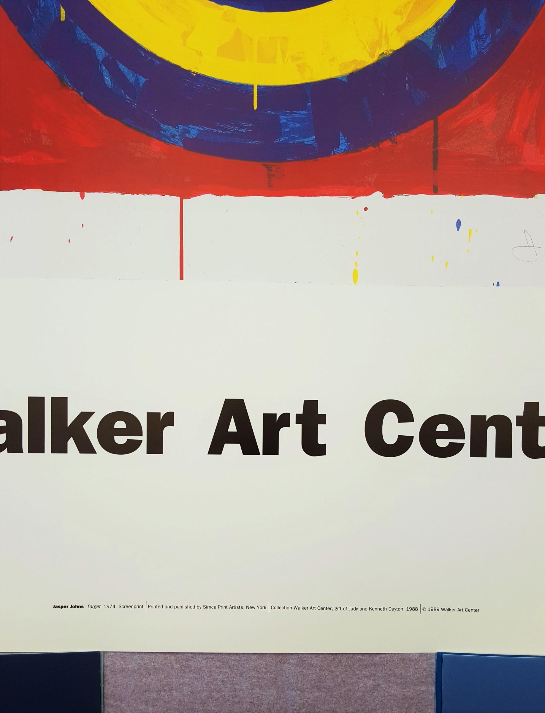 An original offset-lithograph poster on smooth wove paper after American artist Jasper Johns (1930-) titled 