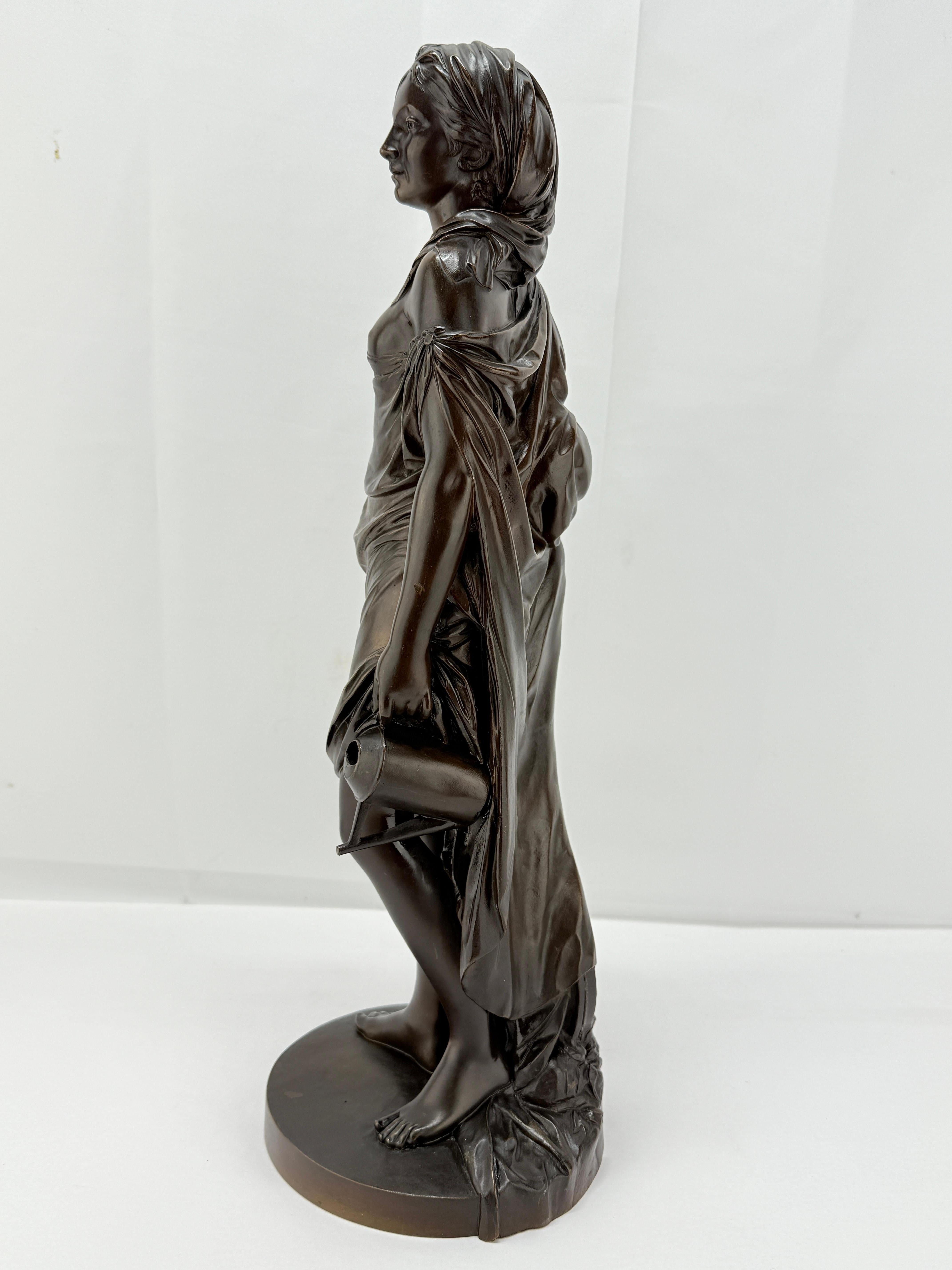 After Jean Antoine Houdon (French, 1741-1828), Bronze Figure of 