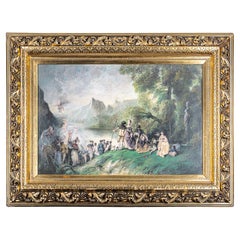 After Jean Antoine Watteau, Disembarkation for the Island of Cythera