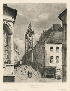 „Le Beffroi de Douai“-Radierung