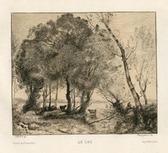 "Le Lac" etching