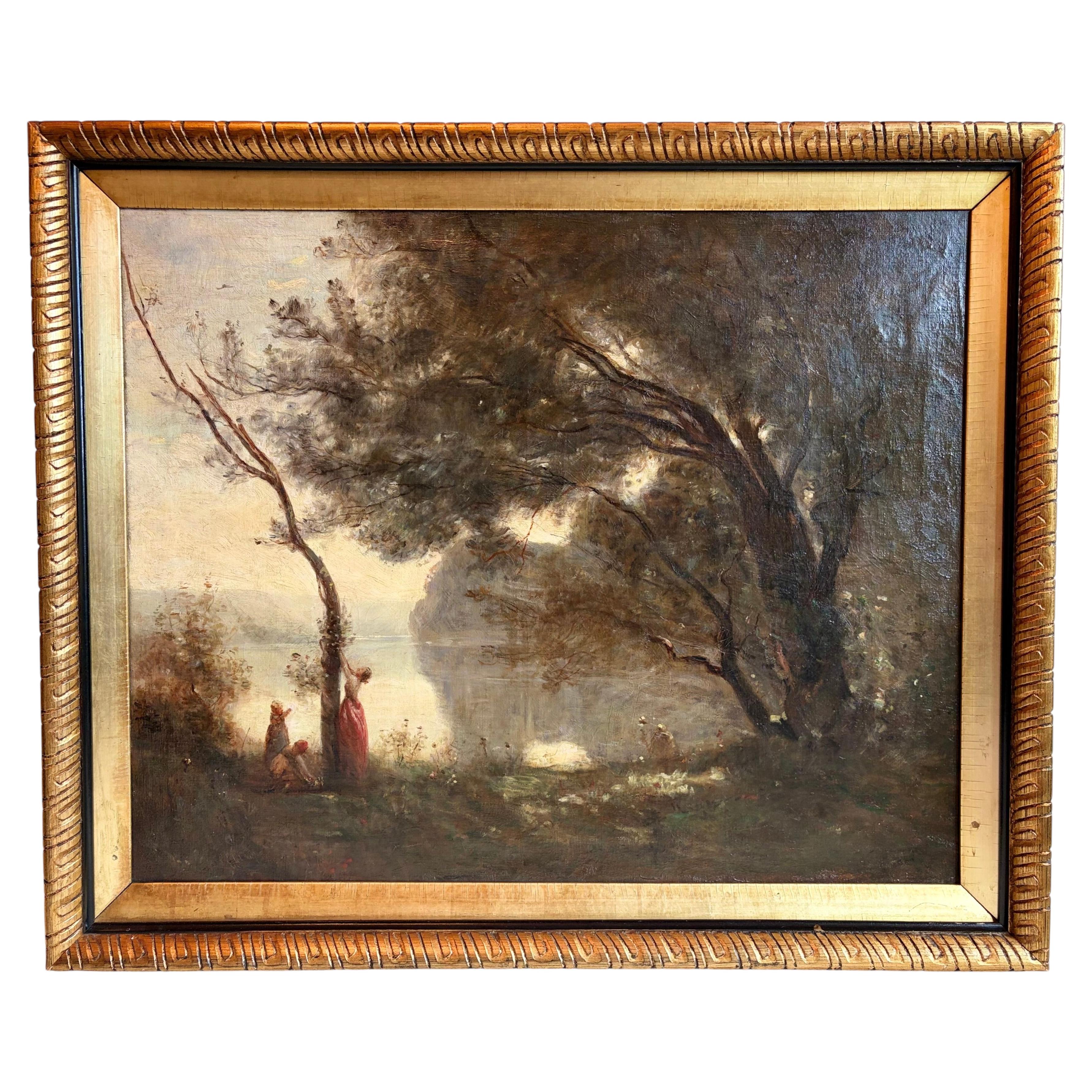 After Jean Baptiste Camille Corot, Souvenir de Mortefontaine, 19th