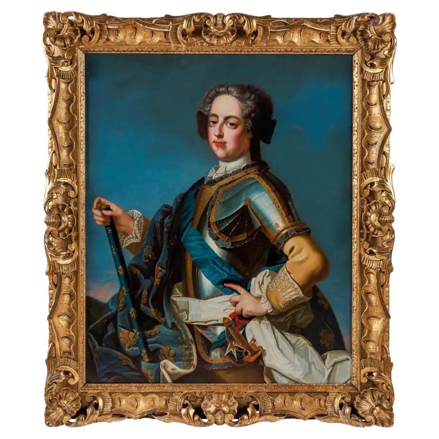 After Jean-Baptiste Van Loo, Portrait of King Louis XV of France (1710-1774)