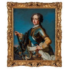 Según Jean-Baptiste Van Loo, Retrato del rey Luis XV de Francia (1710-1774)