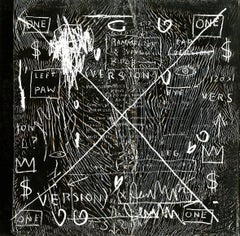 Basquiat Beat Bop record art and poster 1983/2005 (Basquiat record art)