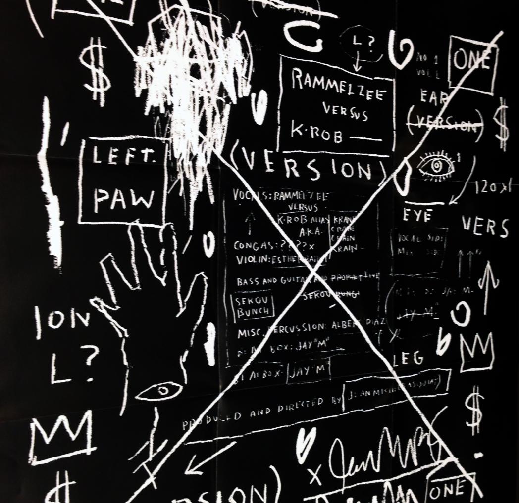 Basquiat Beat Bop record art and poster (Basquiat album art)  2