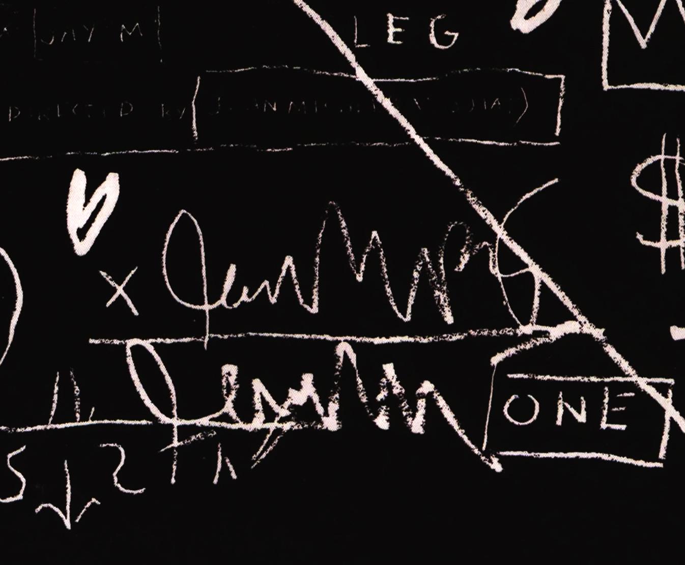 Basquiat Record Art :
2001 2ème pressage en quantité limitée.  Beat-Bop, est un morceau de 10 minutes synthétisant divers instruments et motifs de rimes, pour lequel Basquiat a produit et conçu la maquette originale en 1983.  

Lithographie offset