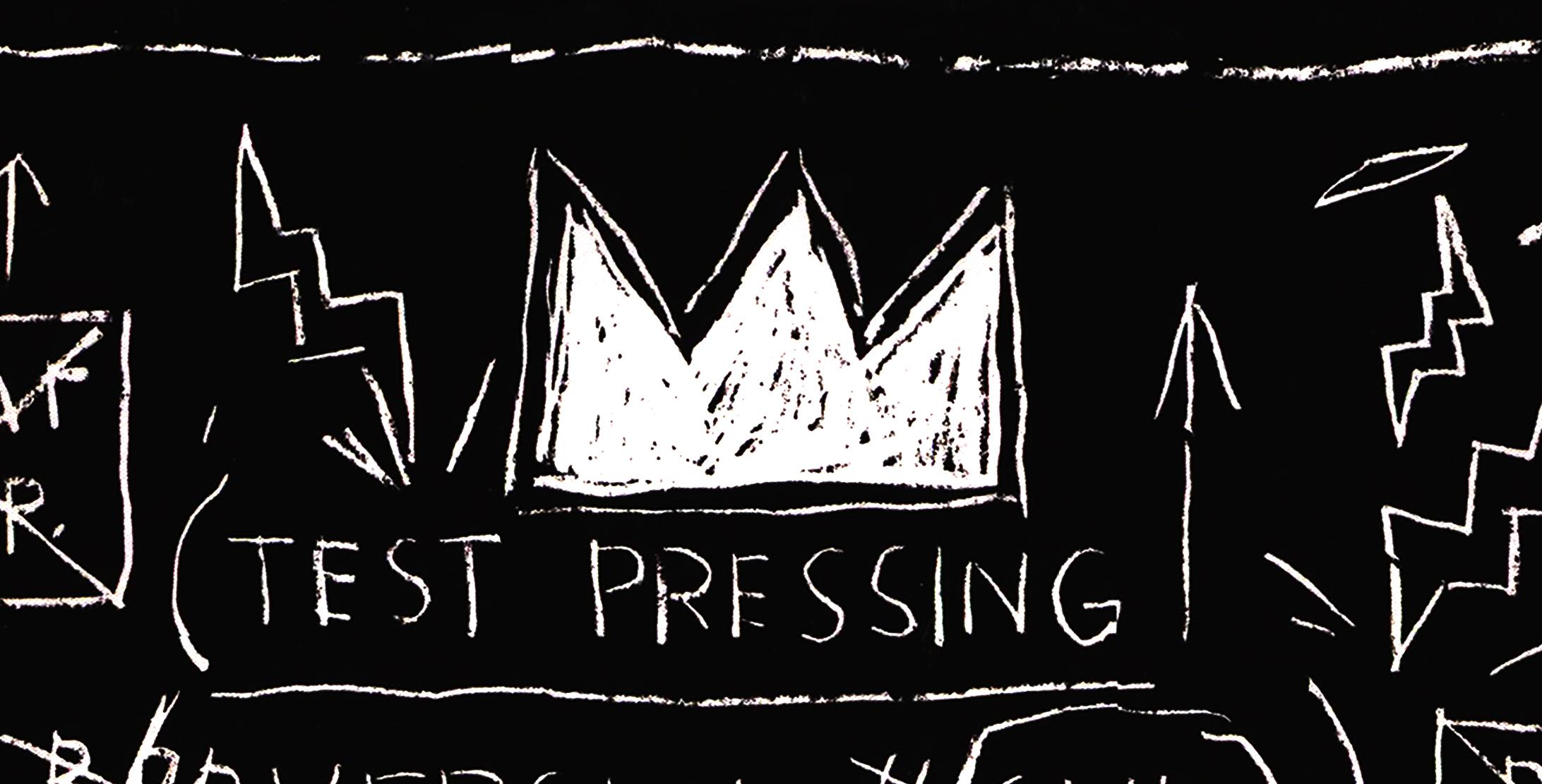 Basquiat Record Art 1983/2001:
2001 erschien die 2. Pressung in limitierter Auflage.  Beat-Bop ist ein 10-minütiges Stück, in dem verschiedene Instrumente und Reimschemata synthetisiert werden und für das Basquiat 1983 das Original-Artwork entwarf. 
