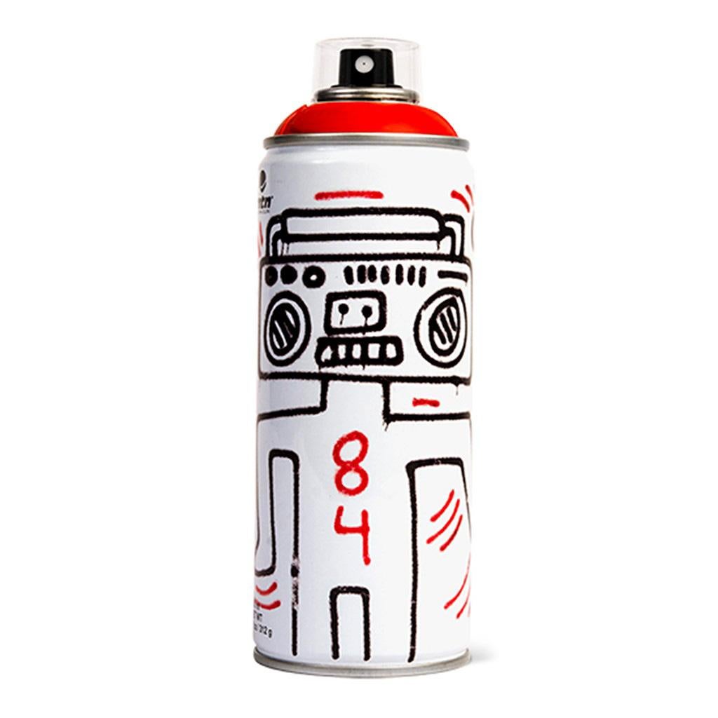 Limited edition Basquiat Keith Haring spray paint cans (set of 4) For Sale 2
