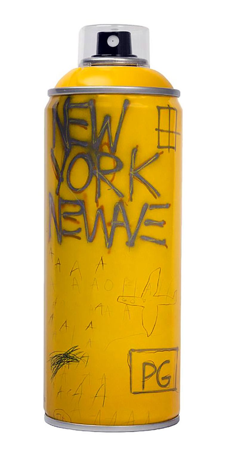 Édition limitée Jean-Michel Basquiat spray paint can set publié circa 2017 mettant en vedette la marque Estate de Jean-Michel Basquiat. Un ensemble unique de Basquiat pour les collectionneurs, qui se distingue par sa présentation à la maison.