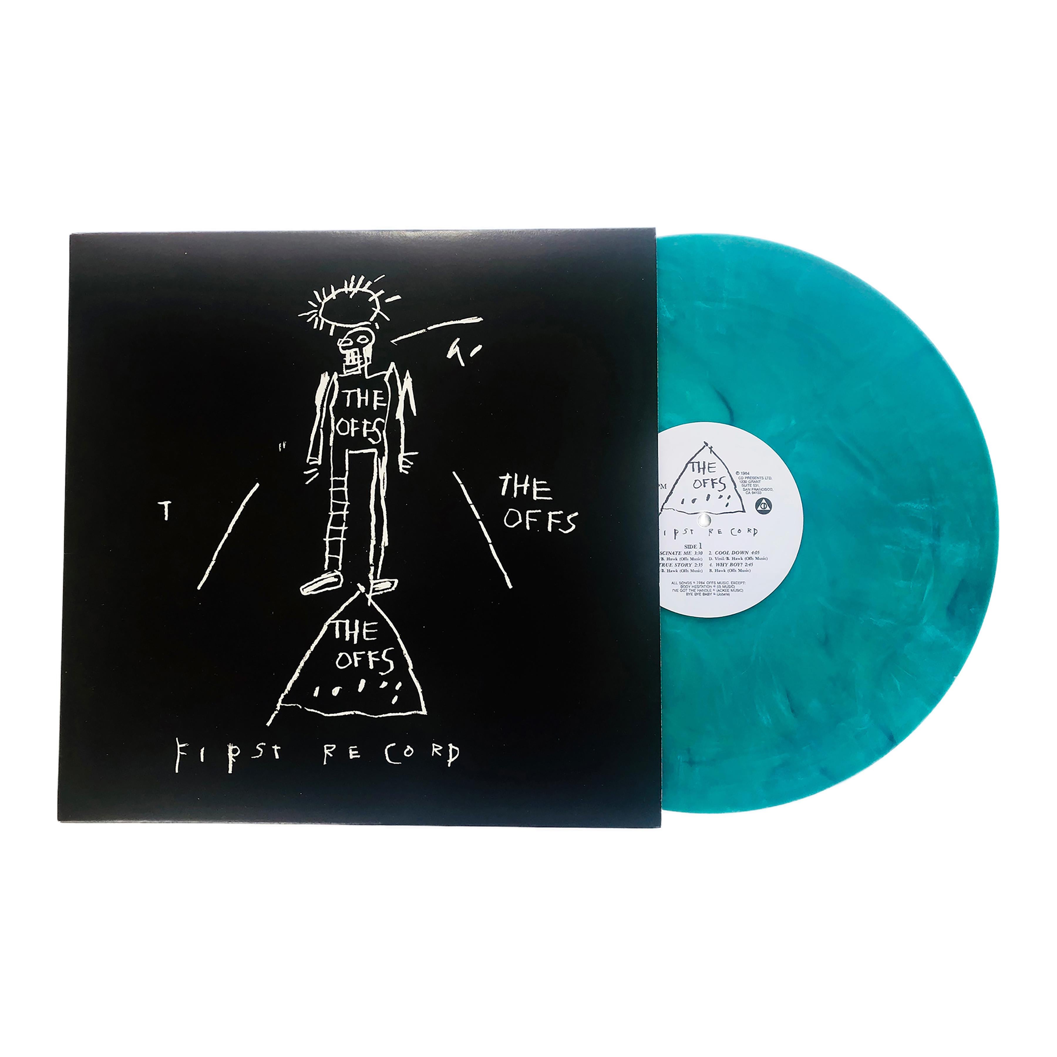 The OFFS 35th Anniversary Vinyl Album, Cover Art by Jean-Michel Basquiat - Mixed Media Art by after Jean-Michel Basquiat