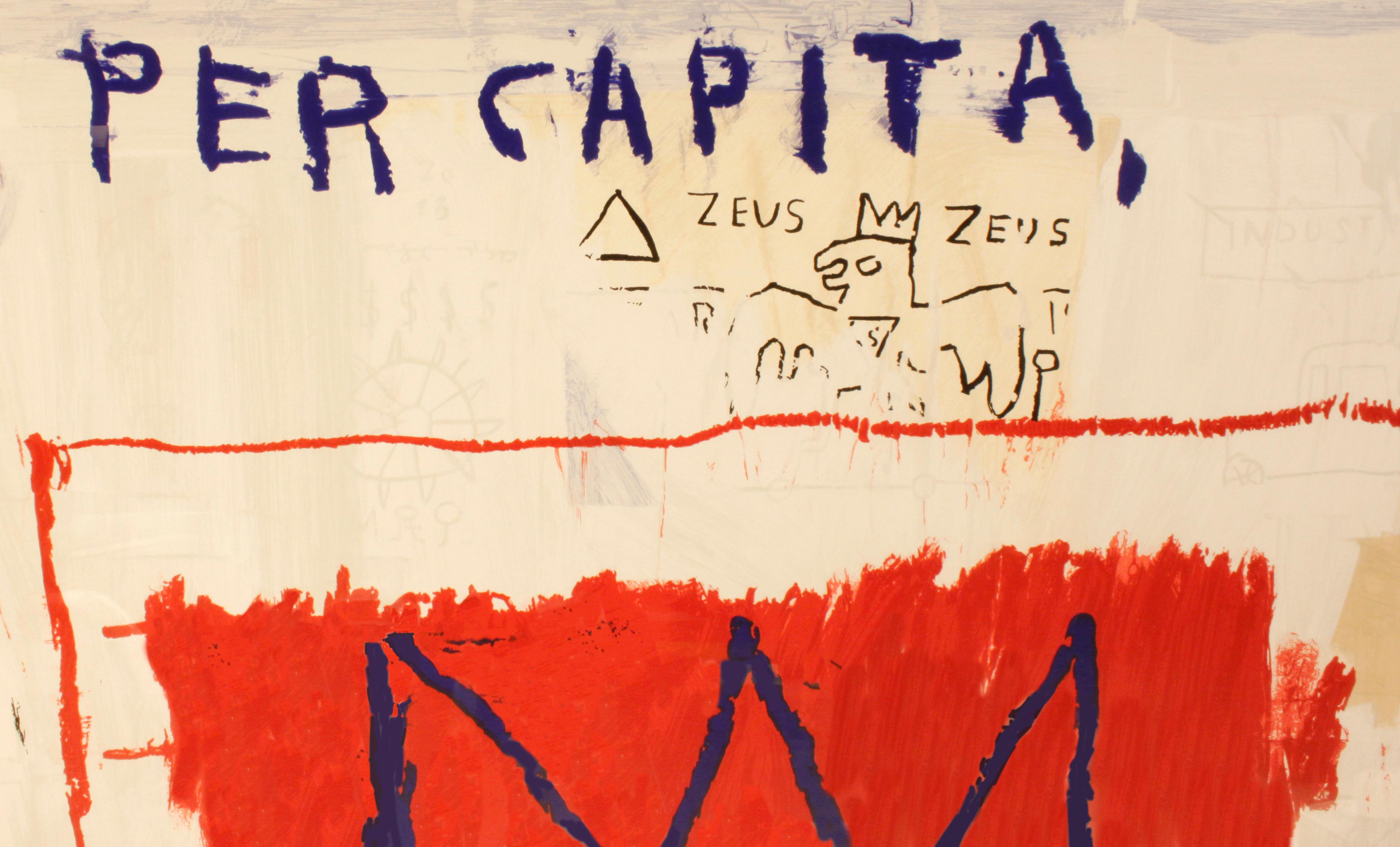 „After“ Jean-Michel Basquiat, Per Capita, aus Portfolio 1, 1983-2001 (amerikanisch)