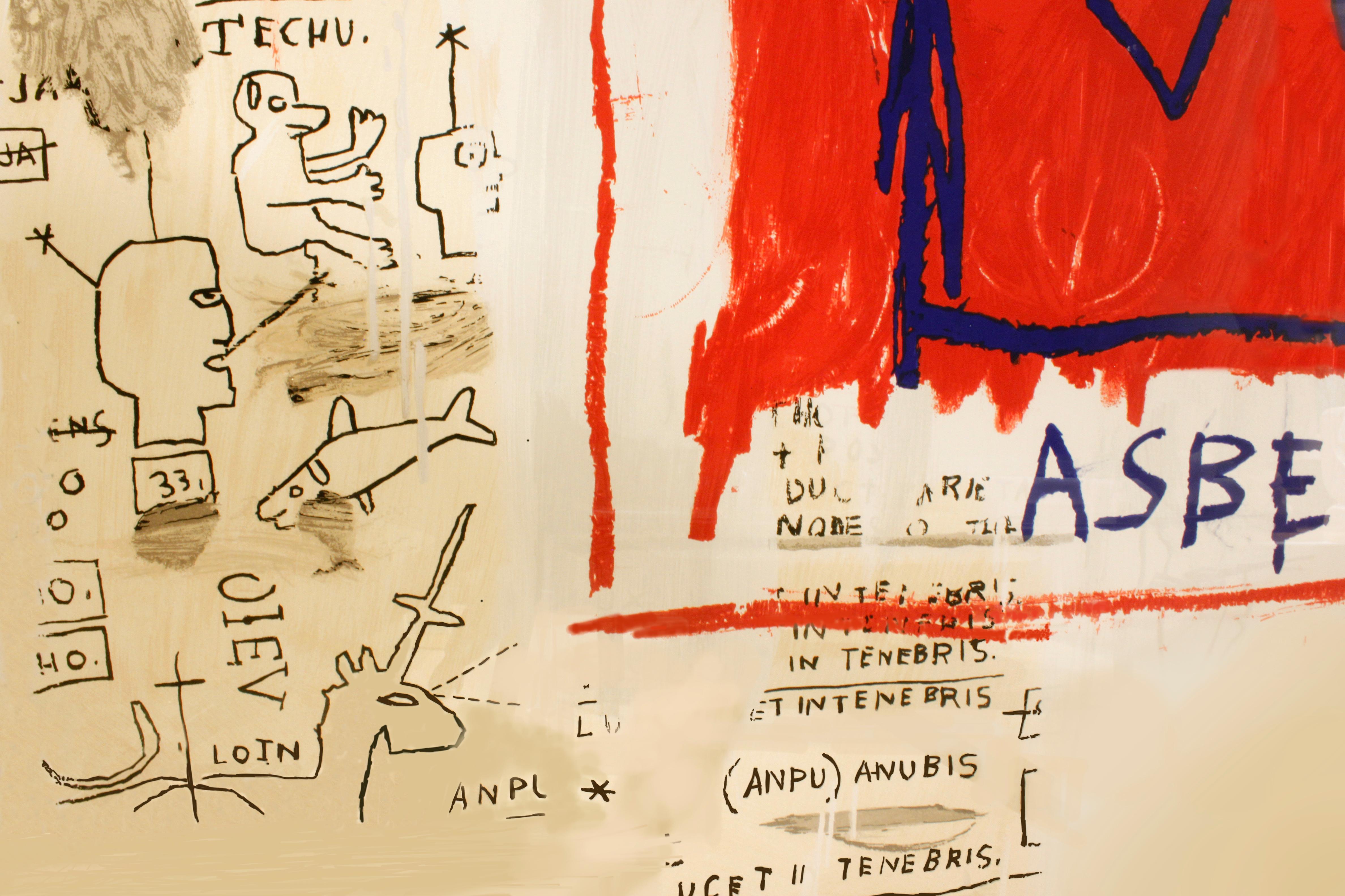 „After“ Jean-Michel Basquiat, Per Capita, aus Portfolio 1, 1983-2001 (Handgefertigt)