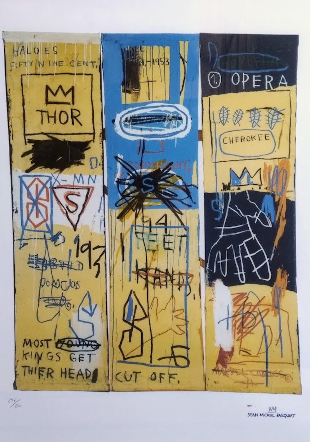After Jean-Michel Basquiat - Lithography - Charles The First, 1982 - Print by (after) Jean-Michel Basquiat
