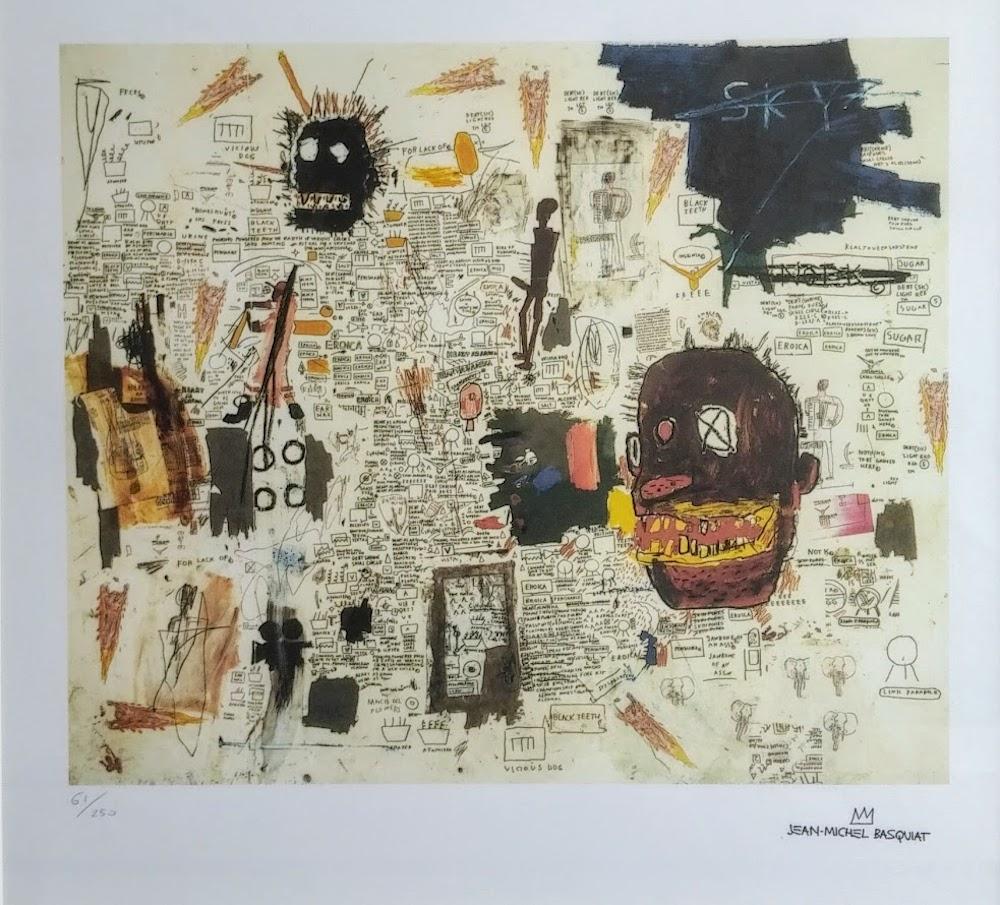 After Jean-Michel Basquiat - Lithography - Untitled, 1987 - Print by after Jean-Michel Basquiat