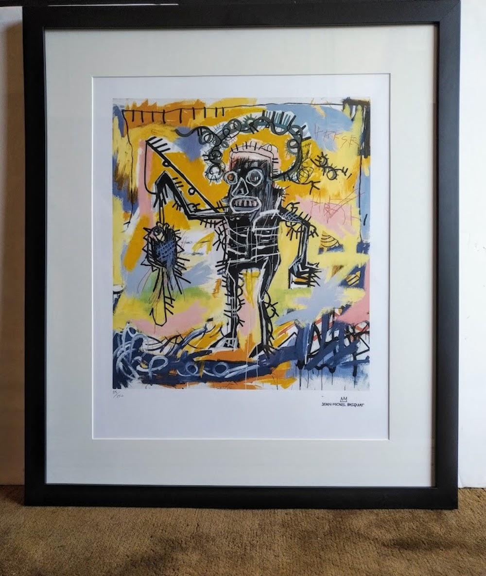 After Jean-Michel Basquiat - Lithography - Untitled (Fishing), 1981 - Print by after Jean-Michel Basquiat