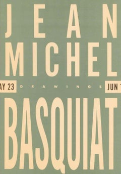 Basquiat 1987 Tony Shafrazi gallery announcement (vintage Basquiat)