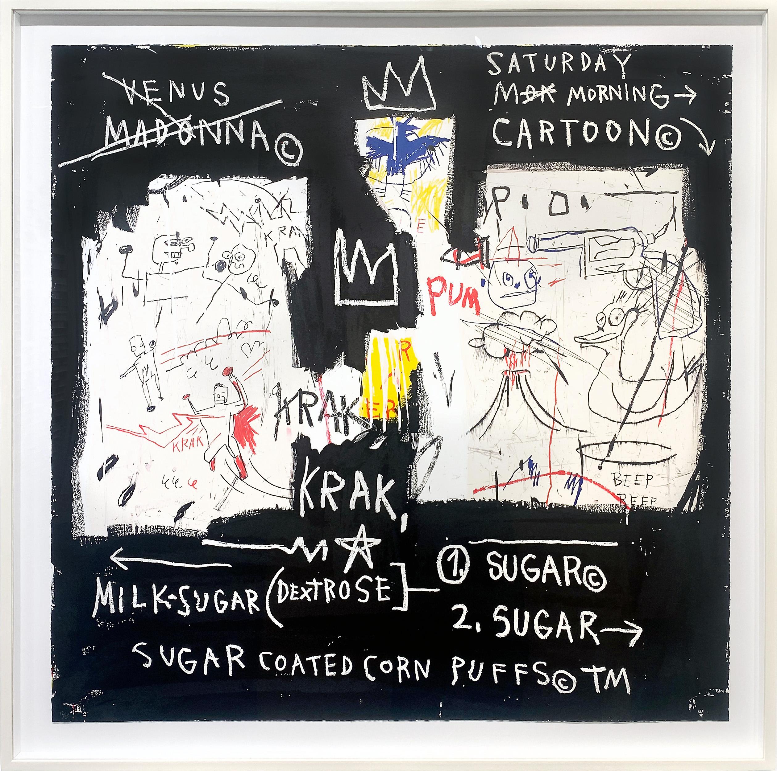 Basquiat "A Panel of Experts" Screenprint - Print de (after) Jean-Michel Basquiat