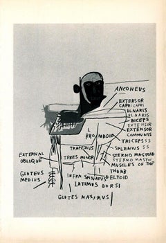 Vintage Basquiat Anatomy Annina Nosei Gallery 1982 (announcement)