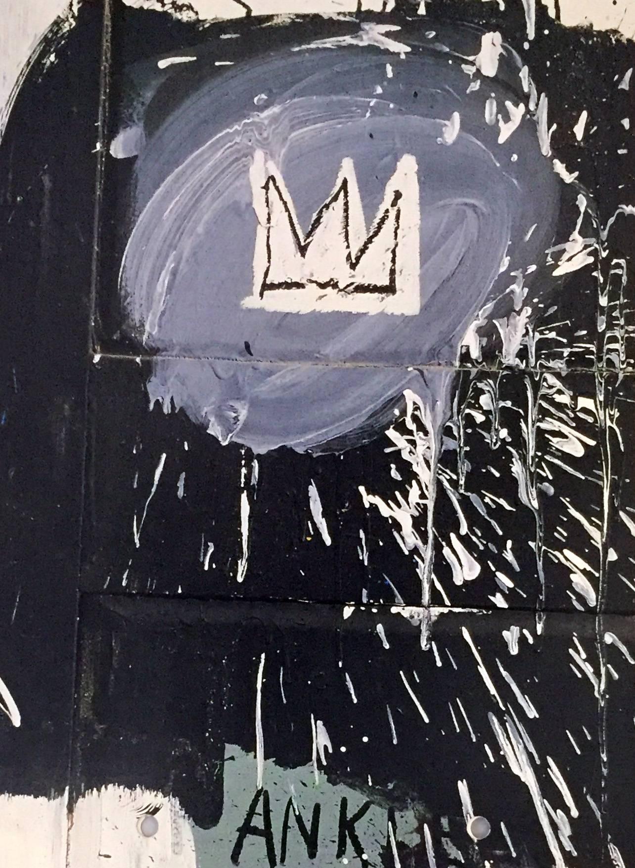 Ankündigung von Basquiat Paris, 1998 (Vintage Basquiat) 