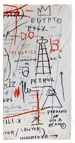 Basquiat Bearbrick 1000% figure (Basquiat BE@RBRICK)