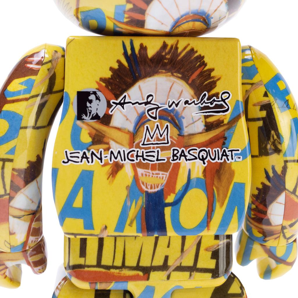 Basquiat Bearbrick 400 % (Warhol Basquiat BE@RBRICK) - Pop Art Print par (after) Jean-Michel Basquiat