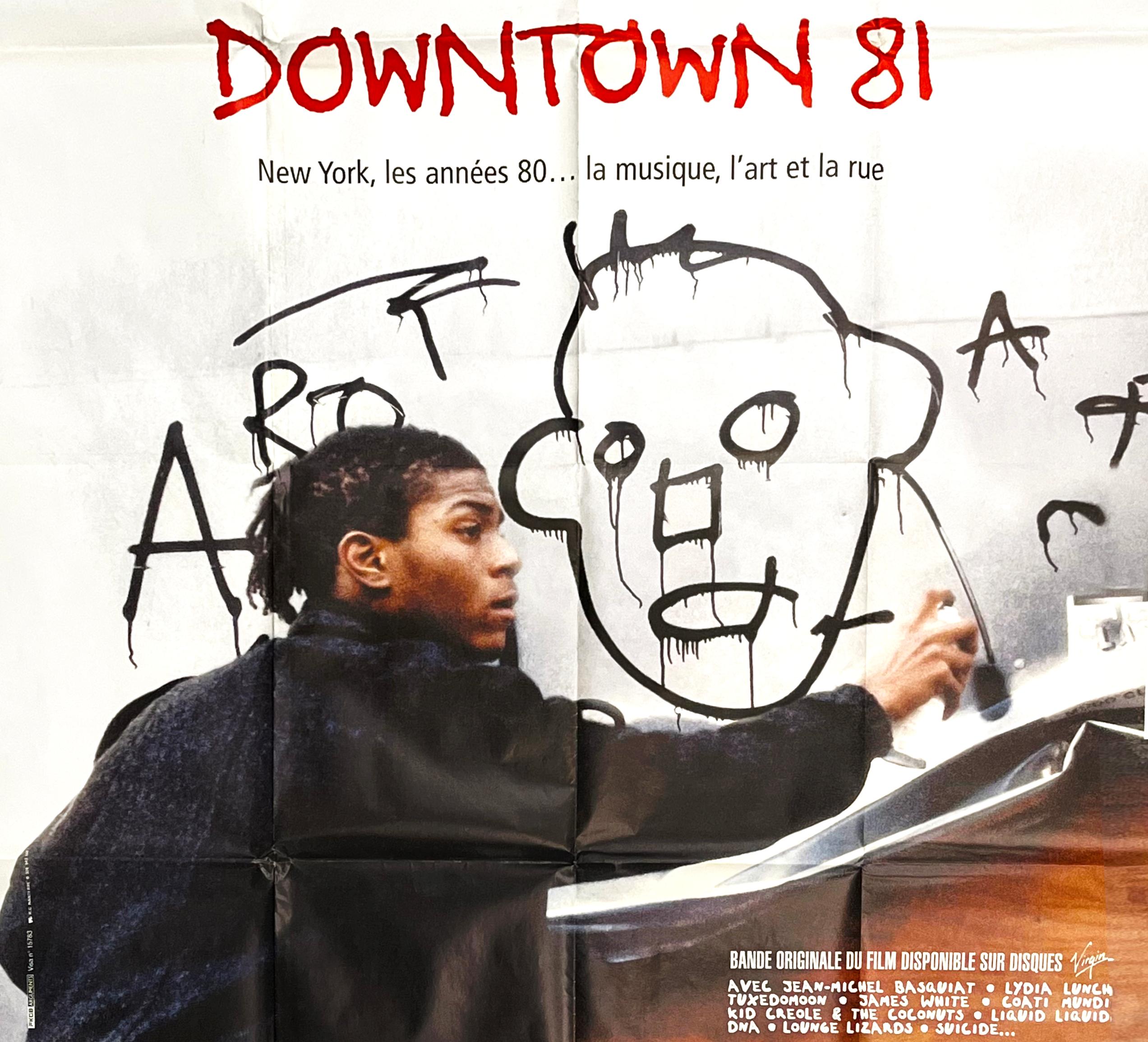Jean-Michel Basquiat Figurative Print - Basquiat Downtown 81 film poster (vintage Basquiat) 