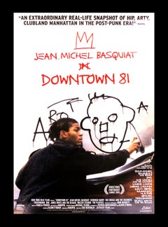 Vintage Basquiat Downtown 81 film poster 