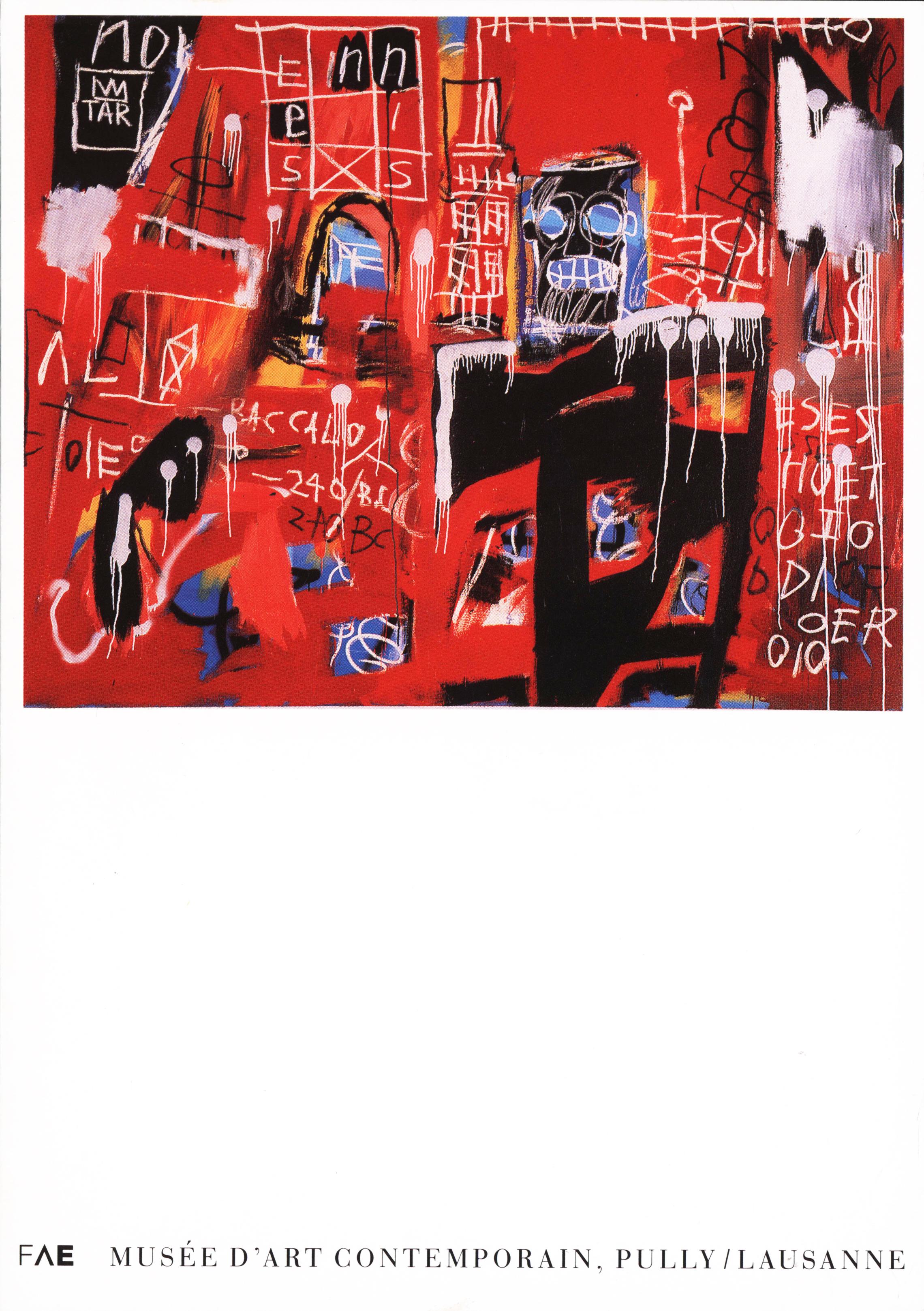 Basquiat France 1993 (announcement) - Print by after Jean-Michel Basquiat