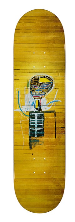 Vintage Basquiat Gold Griot Skateboard Deck (Basquiat skate)