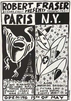 Basquiat, Keith Haring, Futura & Kenny Scharf Robert Fraser Galerie 1984